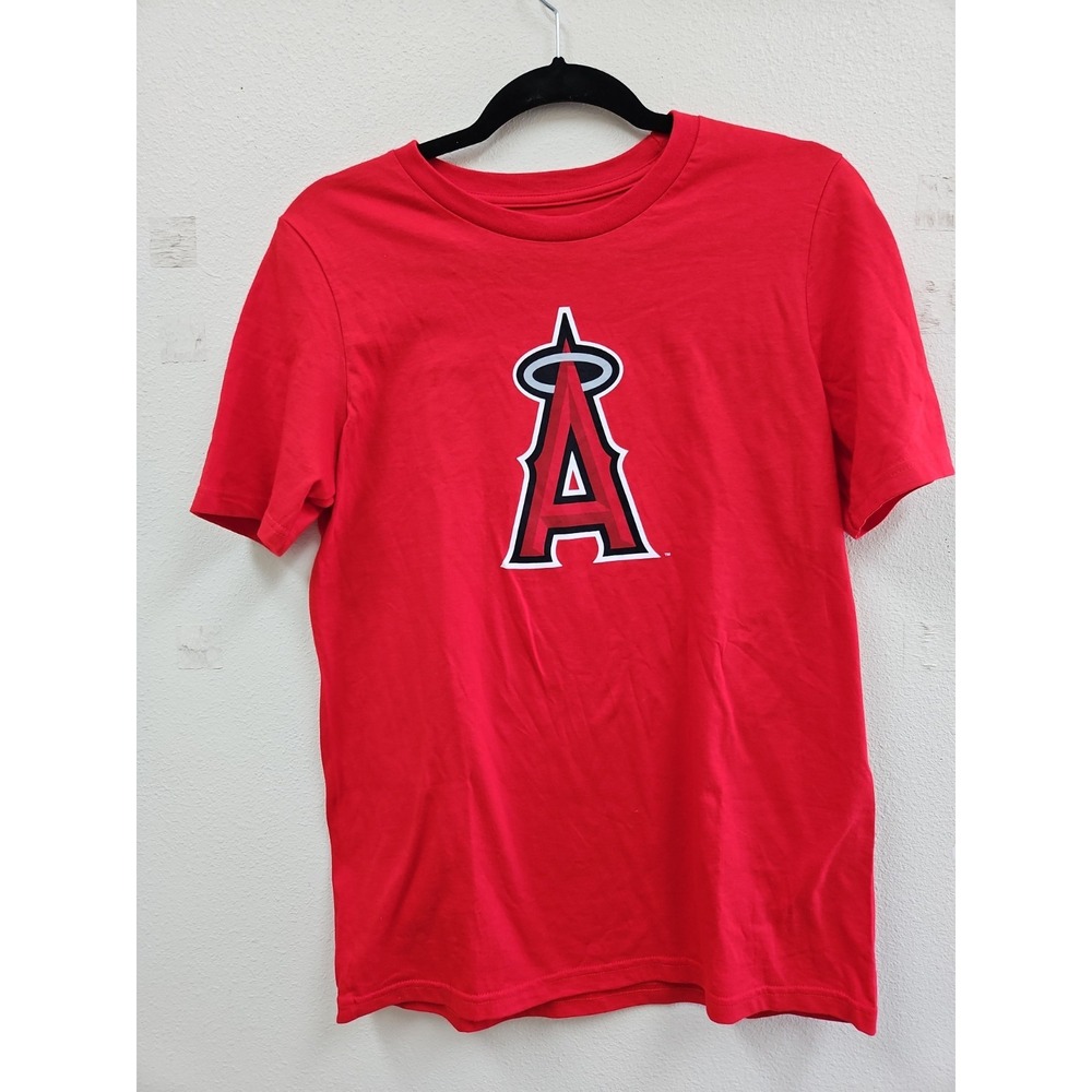 Genuine Merchandise Anaheim Angels Red T Shirt Boys Size L 14-16